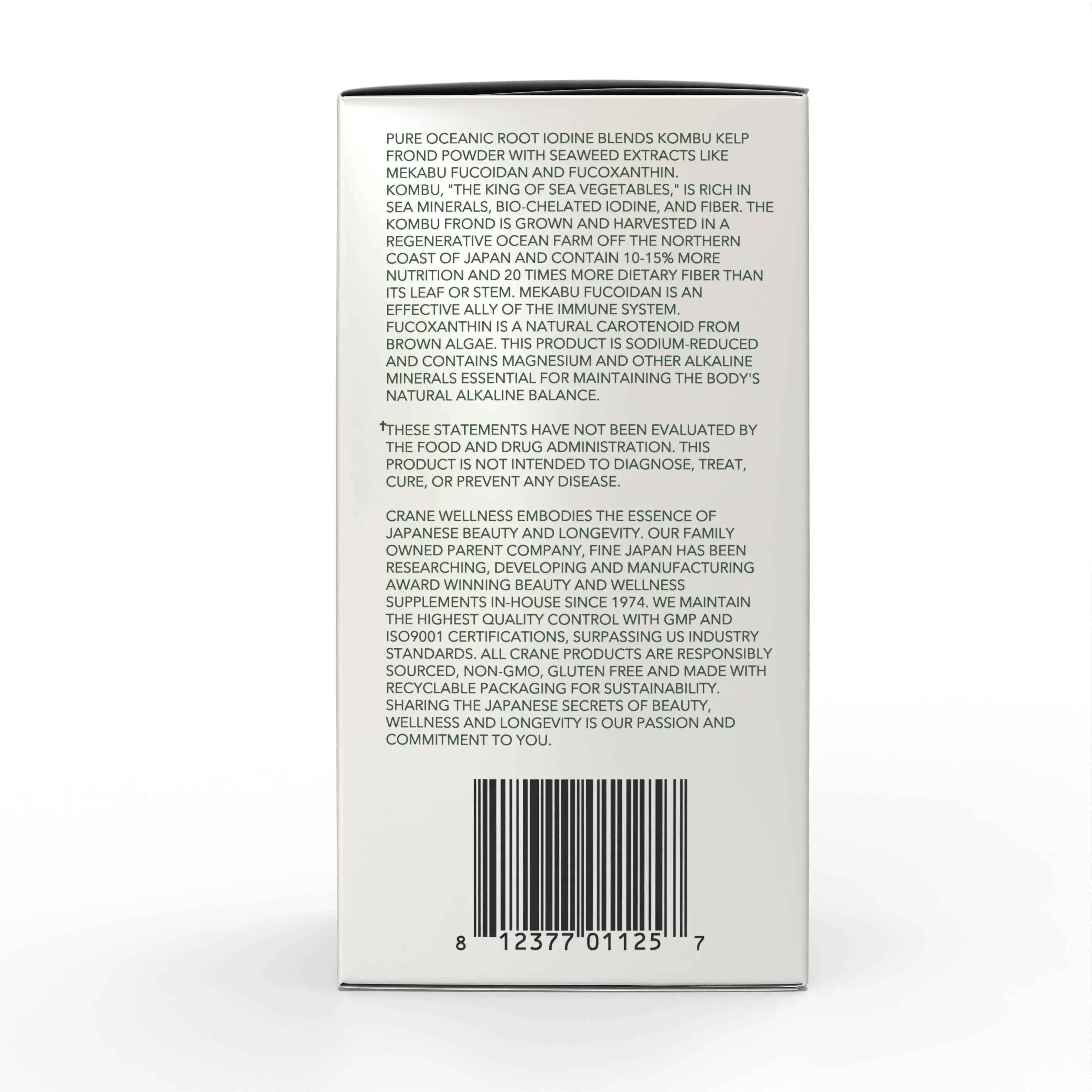 Pure Oceanic Root Iodine Kelp Root Tablets